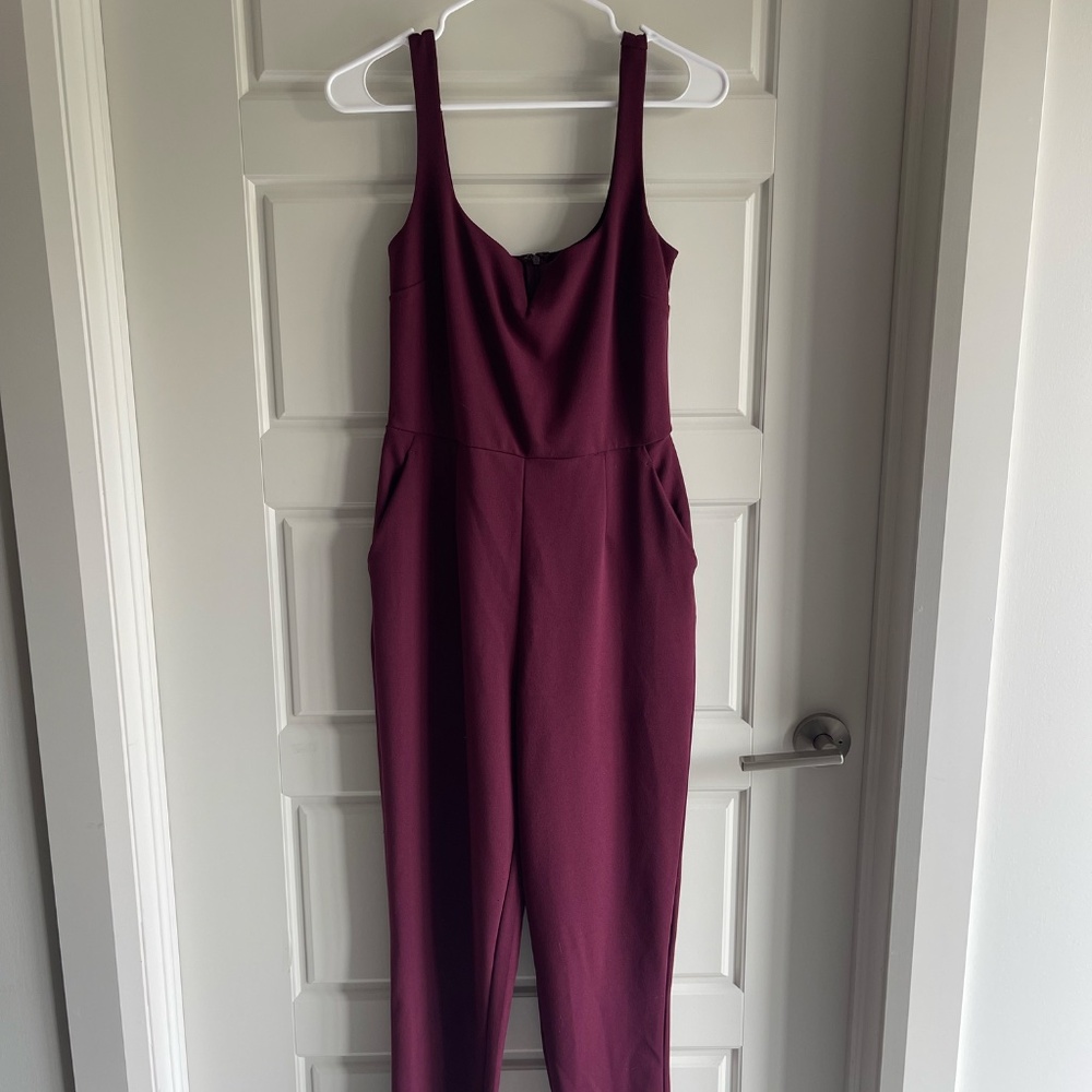 Dynamite Burgundy Romper